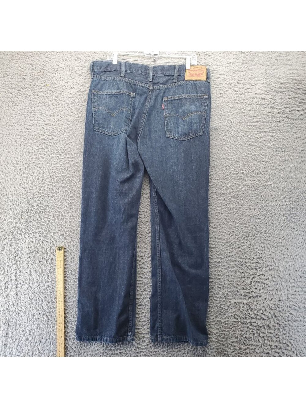 Levis Jeans Mens 38x32 Blue 514 Straight Fit Original Denim *Read*